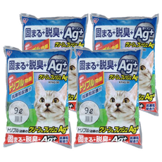 IRIS OHYAMA 愛麗思歐雅瑪 抗菌貓砂, 9L, 4包