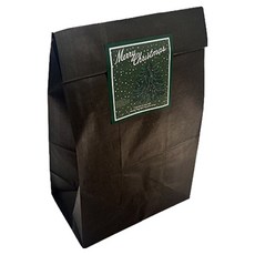 TINA PICNIC 方底紙袋 30入 + 綠樹聖誕包裝貼紙 30入組合, 1套