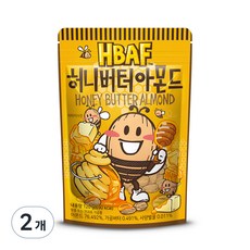 바프 허니버터 아몬드, 120g, 2개