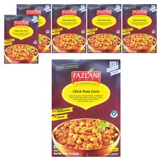 FAZLANI 印度鷹嘴豆咖喱風味即食包，中辣，無添加防腐劑, 300g, 6盒