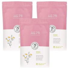 SSANGGYE 洋甘菊茶三角茶包, 0.7g, 20包, 3袋