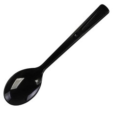 COOK&LOCK 一次性湯匙 黑色, 1個, 500入