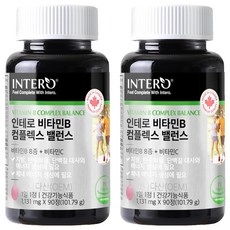 인테로 비타민B 콤플렉스 밸런스, 2개, 101.79g