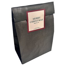 TINA PICNIC 方底紙袋 30入 + 聖誕包裝貼紙 米色 + 紅色混合 30入組, 1套