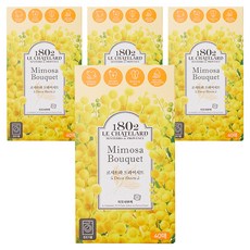 르샤트라1802 건조기용 드라이시트 섬유유연제 미모사부케, 4개, 40매