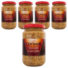 科比諾 全穀物芥末醬, 5個, 350g