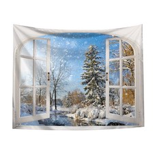 半島良品 居家裝飾掛布, 窗景-唯美北歐