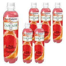 CASCADE ICE 粉葡萄柚氣泡飲, 509ml, 6個