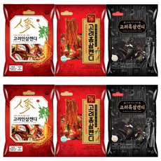 ILKWANG 高麗紅蔘糖+高麗人蔘糖+高麗黑蔘糖, 840g, 2組