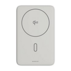 MAGEASY MagPower Qi2 支架款磁吸行動電源 10000mAh Type-C 原廠保固, MCG10M281WH24, 白色