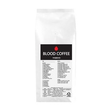BloodCoffee 衣索比亞耶加雪菲G2咖啡豆, 無研磨咖啡豆, 1kg, 1包