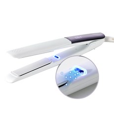 UNIX LED10段溫控直捲兩用陶瓷離子夾, 白色, UCI-A2545