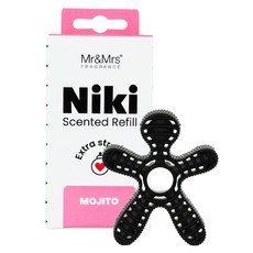 미스터앤미세스 니키 차량용 방향제 리필, 1개, 모히또