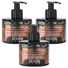 에코스라인 컬러업 지코네브루노 헤어코팅 트리트먼트 220ml, 초콜릿브라운, 3개