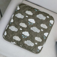 韓日電氣 Goormi 單人雙面坐墊, 灰色, 單人座(44 x 44 cm)