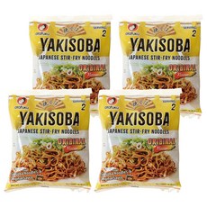 오타후쿠 야끼소바 오리지널 맛 2인분, 370g, 4개