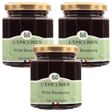 레피큐리앙 유기농 와일드 블루베리 잼, 210g, 3개