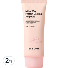 바이애콤 밀키웨이 단백질 코팅 앰플, 70ml, 2개