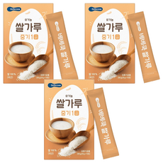베베쿡 유기농 이유식 쌀가루 중기1, 200g, 3개