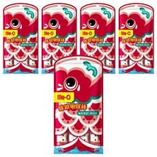 Me-O 咪歐 啾咪棒 肉泥 幫助貓咪增加水分攝取 條狀設計方便餵食, 鮪魚 + 番茄, 60g, 5袋