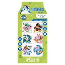 YOrSUn 悠森兒 波力精油驅蚊貼片, 混合顏色, 1盒