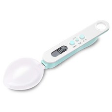 DRETEC 日本雙匙型手持式微量料理秤 湖水綠, PS-400, 1個