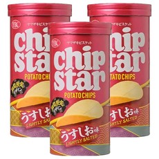 YBC 洋芋片 小 薄鹽, 3罐, 45g