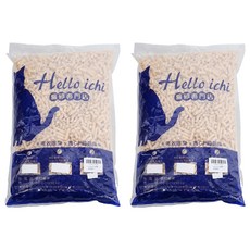 HelloIchi 天然木屑砂, 強效除臭 高CP值, 5L, 2.5kg, 2包, 天然木屑