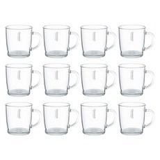 글라스락 내열강화 클래식 머그 480ml, 투명, 12개