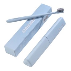 DM Corporation I Love Home 簡約彩色牙刷 + 牙刷盒 藍色, 1套