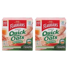 FLAHAVAN'S 原味速食麥片, 1.4kg, 2個