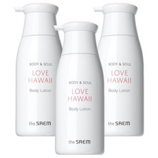 더샘 바디 앤 소울 러브 하와이 바디로션 플로럴향, 300ml, 3개