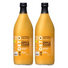 ANDREA MILANO 蘋果醋朝葵, 2個, 1L
