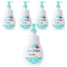 베이비도브 유아용 바디워시 프래그런스 프리, 400ml, 5개