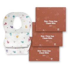 Nawaagi 一次性圍兜 20入, 熊, 3個