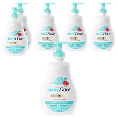 베이비도브 유아용 바디워시 프래그런스 프리, 400ml, 6개