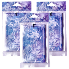 John's Blend 香氛片 繡球花麝香 持久清新香氣 吊掛式設計, 3個, 6g