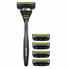 Dorco Pace 5 Style 基本入門刮鬍刀組, 1組, 刀架 + 5個刀頭