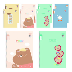 PENPIA 1000 小學彈簧8格國語筆記本 共用, 隨機出貨, 10個