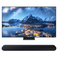 삼성전자 8K UHD Neo QLED TV + 사운드바 세트, 214cm(85인치), KQ85QND800FXKR; HW-S60D (사운드바), 스탠드형, 방문설치