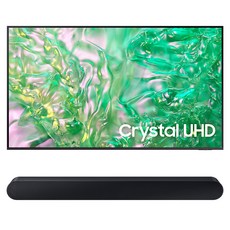 삼성전자 4K UHD Crystal TV + 사운드바 세트, 138cm(55인치), KU55UD8000FXKR(TV),HW-S60D (사운드바), 벽걸이형, 방문설치