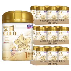 neoangelac Plus 新安琪兒 安哺 Gold 嬰兒配方奶粉, 800g, 18罐