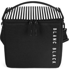 BLANC BLACK 條紋保溫保冷袋, 黑色