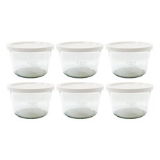 WECK 基本款玻璃儲存瓶 370ml No.741 套組, 1套, 玻璃瓶 370ml+蓋子