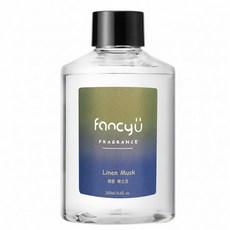 Fancy U 室內擴香補充瓶 200ml 植萃精油, 亞麻麝香 Linen Musk, 1瓶