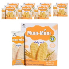 멈멈 신형 유아쌀과자 13p, 오리지널, 54g, 8개