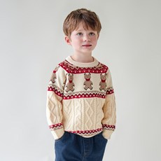 WALTONKIDS 兒童款聖誕快樂針織衫