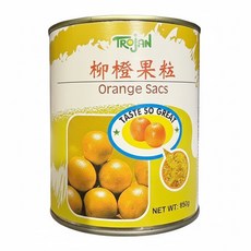 TROJAN 傳佳 柳橙果粒 (Orange Sacs), 850g, 1罐
