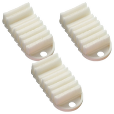 晨曦清潔手刷, 1入, 白色, 3個