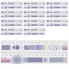 CARD LOVER 信的戀人 心動語焉不詳PET膠帶 30mm x 3m, 沉默島嶼, 12捲